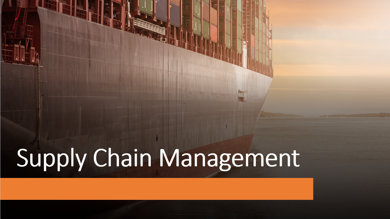 Supply Chain Management MSC729